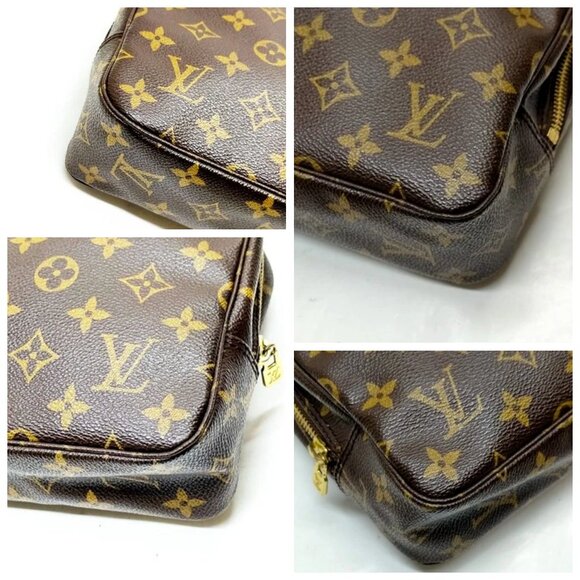 Louis Vuitton LV Cosmetic Pouch TrousseToilette 23 Brown Monogram 550-053125 - Picture 6 of 13